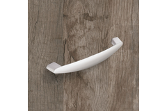 Greep Dinia, boorafstand 128, L 143 mm, B 18 mm, H 29 mm, Mat verchroomd