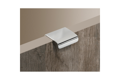 Greep Empoli, boorafstand 25, L 38 mm, B 36 mm, H 15 mm, glans verchroomd