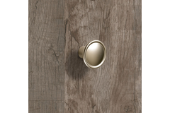 Knop Galleno, H 27 mm, ø 35 mm, Mat vernikkeld