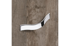 Poignée Genoa, entraxe de perçages 128, L 170 mm, B 23 mm, H 26 mm, chromé brillant