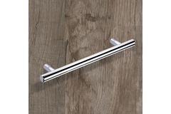 Poignée barre Hale, entraxe de perçages 224, L 284 mm, H 35 mm, ø 12 mm, chromé brillant