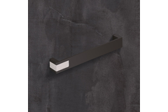 Greep Intra, boorafstand 192, L 204 mm, B 25 mm, H 26 mm, Mat zwart / roestvrij staal finish geborsteld