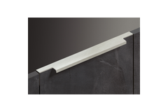 Poignée profil Lamezia, L 795 mm, B 39 mm, aspect inox brossé