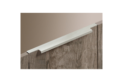 Poignée profil Lamezia, L 795 mm, B 39 mm, aspect inox brossé
