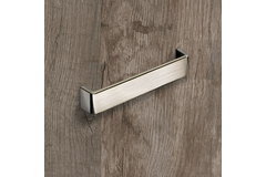 Greep Lucca, boorafstand 160, L 168 mm, B 28 mm, H 30 mm, roestvrij staal finish geborsteld