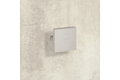 Poignée Messana, entraxe de perçages 32, L 42 mm, B 42 mm, H 25 mm, aspect inox brossé