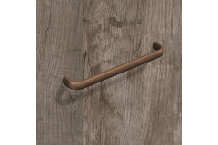 Poignée Naila, entraxe de perçages 96, L 103 mm, B 12 mm, H 26 mm, brun métal brossé