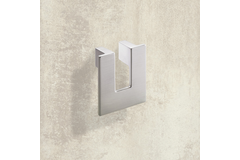 Greep Vigilia, boorafstand 32, L 60 mm, B 60 mm, H 24 mm, roestvrij staal finish geborsteld