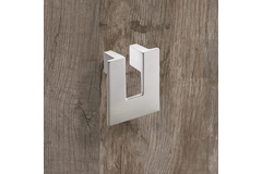 Greep Vigilia, boorafstand 32, L 60 mm, B 60 mm, H 24 mm, roestvrij staal finish geborsteld