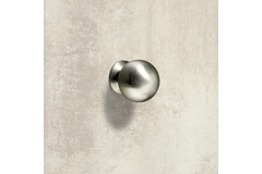 Bouton Serbinum, H 28 mm, ø 25 mm, Inox brossé