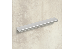 Greeplijst Stabia, boorafstand 128, L 140 mm, B 8 mm, H 20 mm, Aluminium geëloxeerd