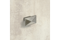 Knop Tarraco, boorafstand 16, L 49 mm, B 30 mm, H 28 mm, tinkleurig