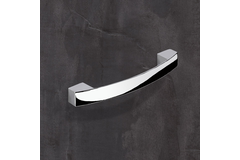 Poignée Vantania, entraxe de perçages 128, L 144 mm, B 14 mm, H 27 mm, chromé brillant