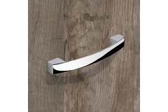 Poignée Vantania, entraxe de perçages 128, L 144 mm, B 14 mm, H 27 mm, chromé brillant