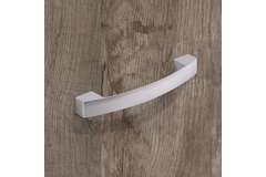 Greep Vantania, boorafstand 128, L 144 mm, B 14 mm, H 27 mm, Mat verchroomd