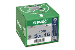 Houtschroef SPAX-S PK Pozidrive met verzonken kop 3.5 x 16