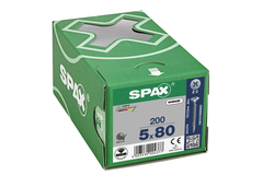 Houtschroef SPAX-S PK Pozidrive met verzonken kop 5 x 80