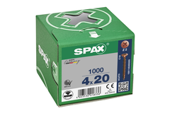 Houtschroef SPAX-S brons PK Pozidrive met verzonken kop 4 x 20
