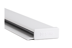 Stas papergrip wit structuur 200 cm