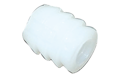 Moufle d.10mm int.M6 - 11mm blanc 