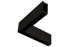 Xline profil de coin noir 580x34x80mm 