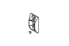 Hawa centrante pour portes en verre 