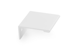 Poignee alu blanc 40x1.6 df : 24mm 