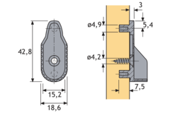 Kastroedehouder SL 323