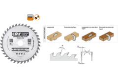 Lames de scie univer.pr machines portabl  d=165 f=ø20 k=2.6 p=1.6 z24 <°=15° q=hw