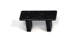 Poignée bench ea32 noir mat couleur fer 