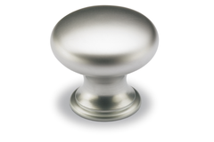 Bouton Cirpi, H 27 mm, ø 30 mm, Chromé mat