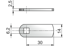 Dial Lock - crochet CAM 477 