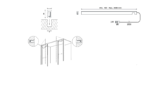 Ivo 2.0 strip led 8x4.5mm 30 watt 3000K 3000mm 