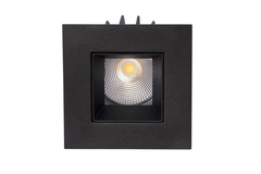 Led trend Square zwart mat 2700K 9W 230V