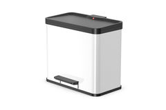 Hailo oko duo plus L blanc 17l+9l h430xl470xp340mm