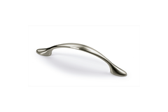 Poignée Haida, entraxe de perçages 96, L 126 mm, B 13 mm, H 22 mm, aspect inox brossé