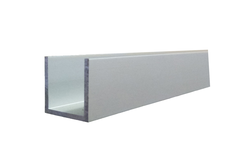 Profilé aluminium mat U