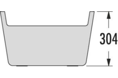 Hailo laundry panier a linge blanc 