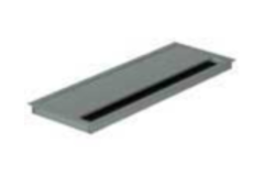 Kabeldoorvoer Exit alu 120x120x13.5mm+deksel