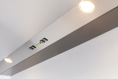 Novy telescopische dampkap 90cm RVS dub motor elec