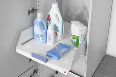 Hailo laundry panier a linge blanc 