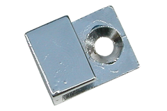 Porte-miroir fixe pr 6mm chrome 
