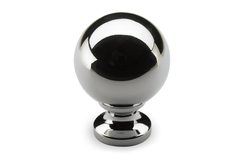 Bouton Bona, H 41 mm, ø 30 mm, chromé brillant