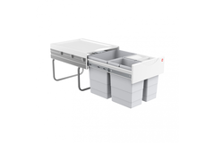  hailo tandem R ii poubelle 18 L x 2x 8,5l gris 
