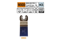 Lame scie multi-outils dent. jap. bois 34mm 