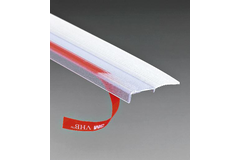 Zelfklevende dichting met inkortbare afdeklip, voor 8/13.5 mm glas, B21 +20 L3000, transparant