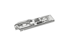 Lineaire montageplaat met directe hoogteverstelling, vernikkeld, Rijboring 20 x 32 mm, voor schroefbevestiging, dikte 3.0 mm