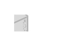 Push to open Silent, voor schroefbevestiging, wit