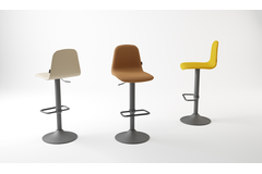 Tabouret lemon rvs carré|nobel terracotta 