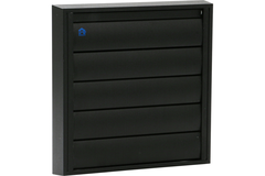 Grille murale 210x210 art 433 alu noir  